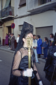 Semana Santa, Malaga/Spanien: Frauen in traditioneller Tracht