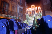 Semana Santa, Malaga/Spanien – Prozessionen: Tronos, Bruderschaften